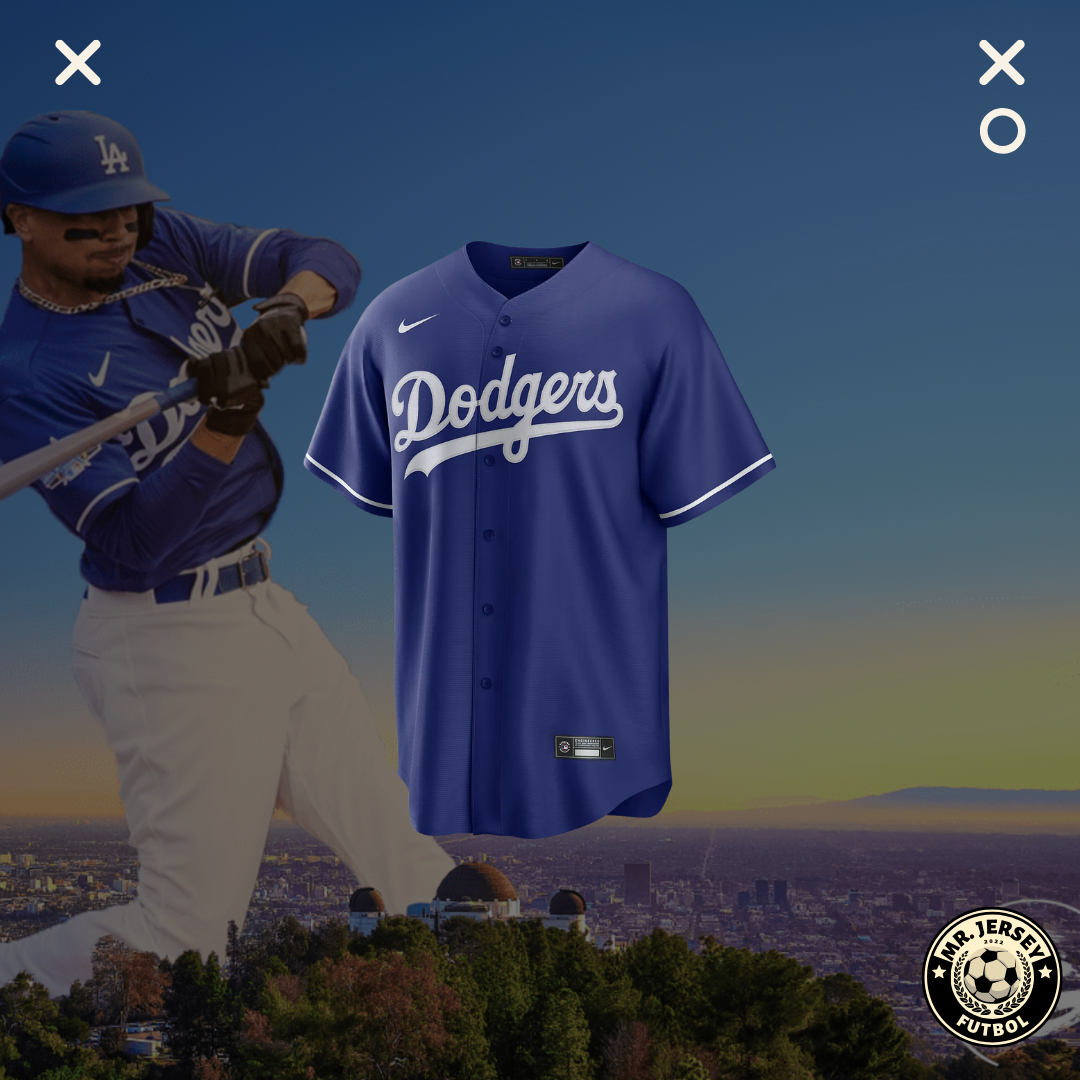 Jersey Dodgers Azul MLB