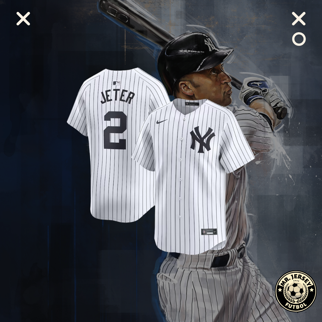Jersey Yankees Jeter Blanco MLB