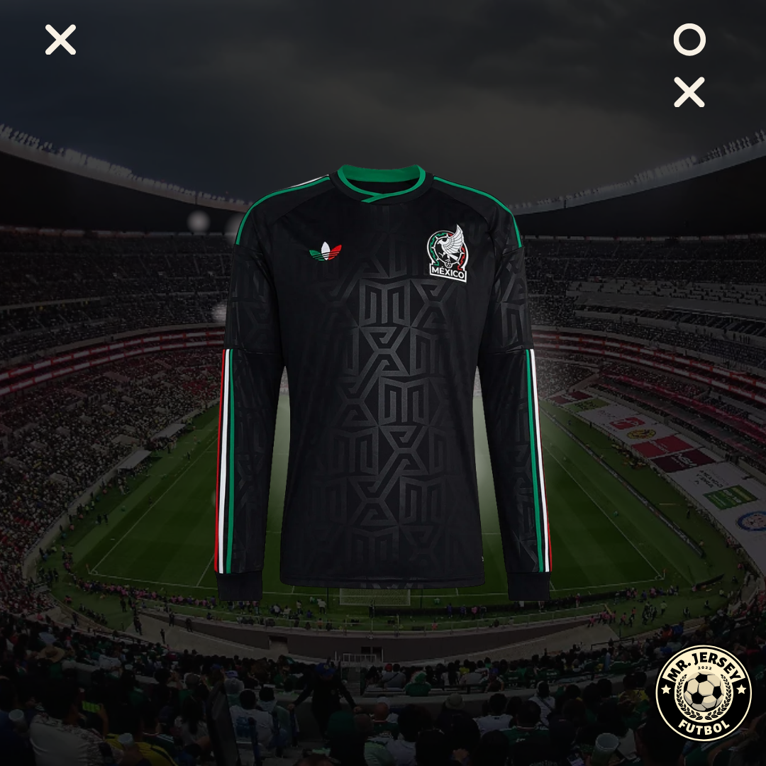 Jersey México Manga Larga 3er Kit - Mundial 2026