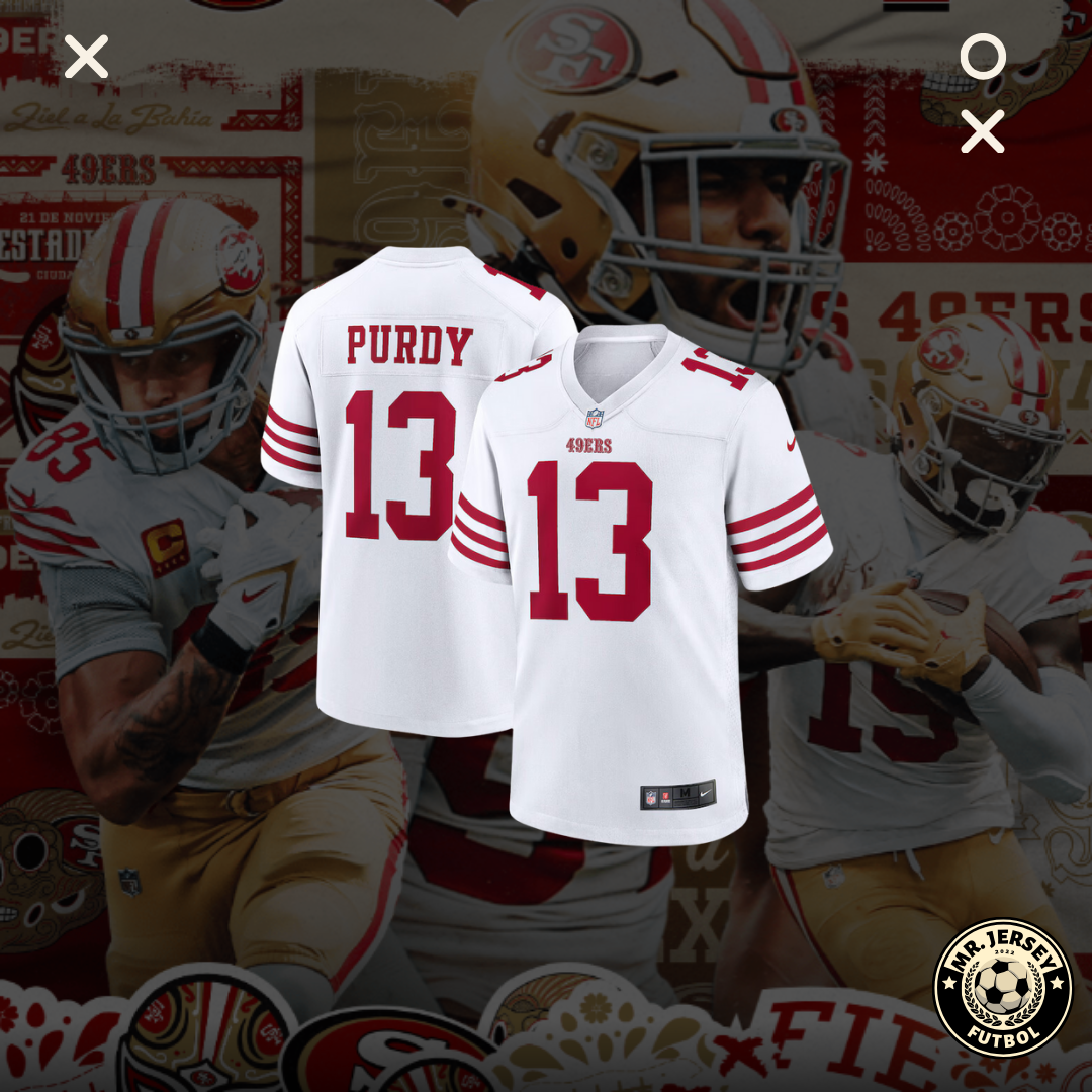 Jersey 49ers NFL Visitante