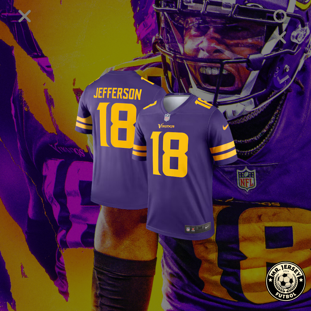 Jersey Vikings NFL 3er Kit