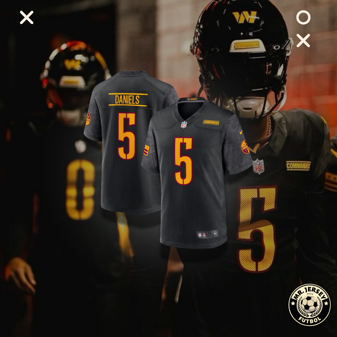 Jersey Commanders NFL Visitante