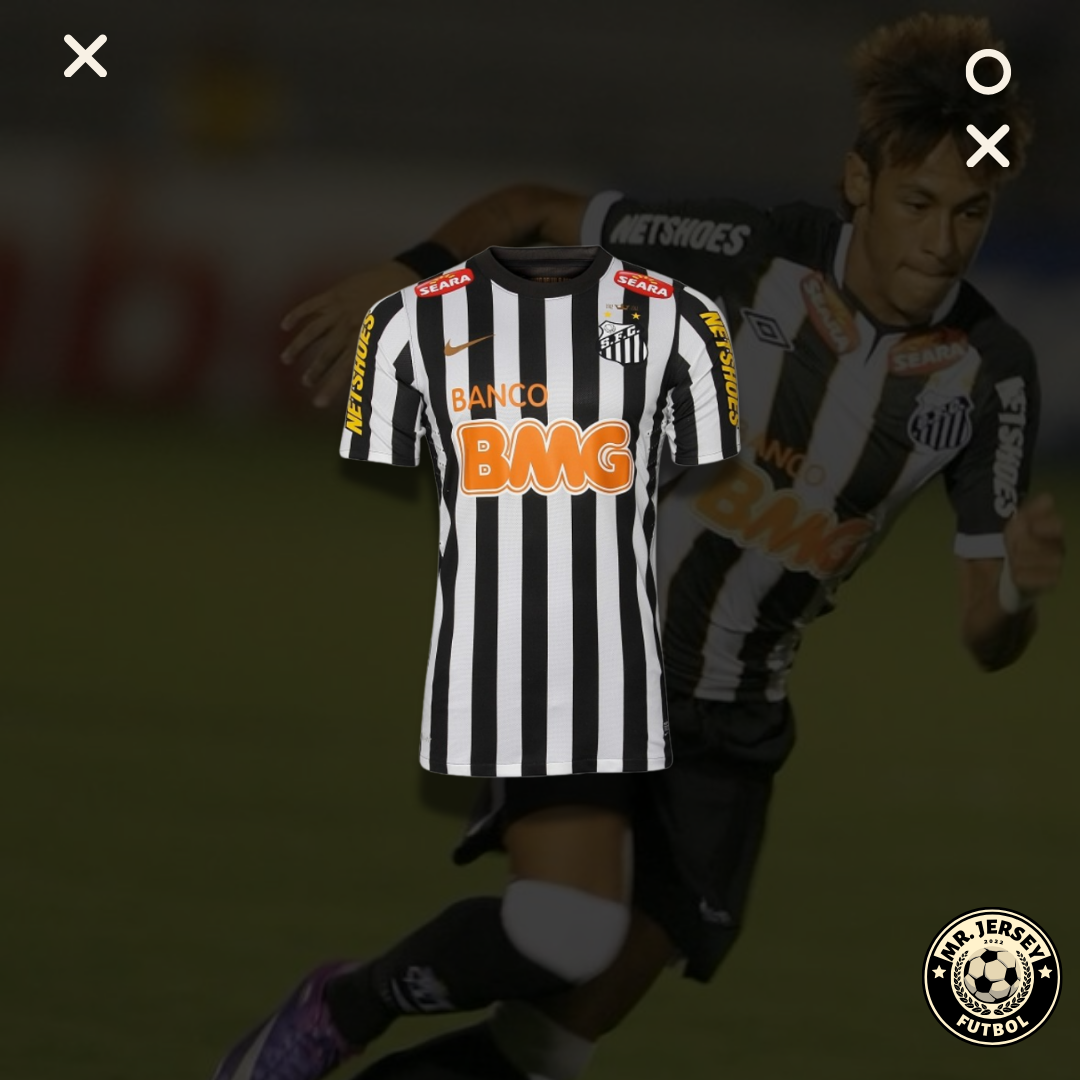 Jersey Santos de Brasil Rayado 12/13