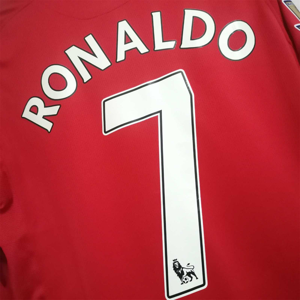 Jersey Retro Manchester United 07/08 Manga larga