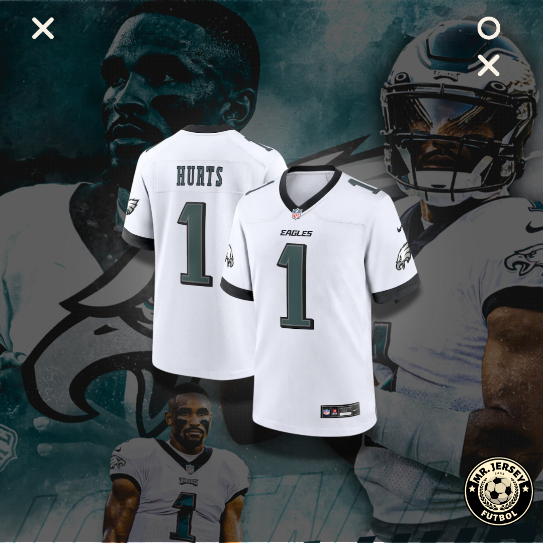 Jersey Eagles Blanca NFL