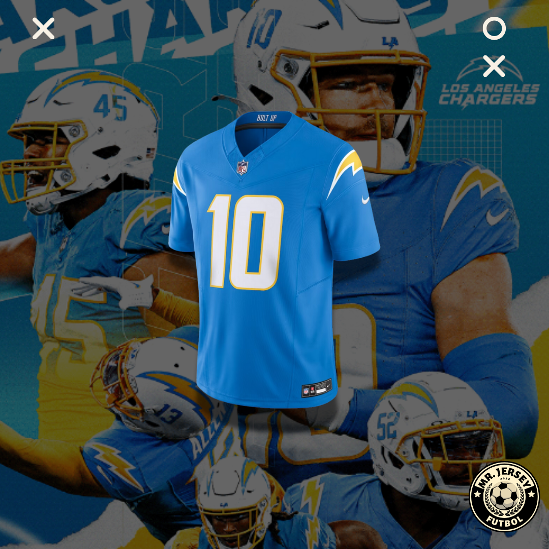 Jersey Chargers NFL Local Herbert