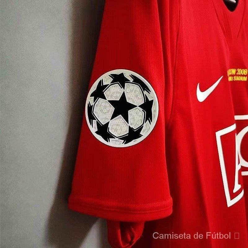Jersey Retro Manchester United 07/08 Manga larga