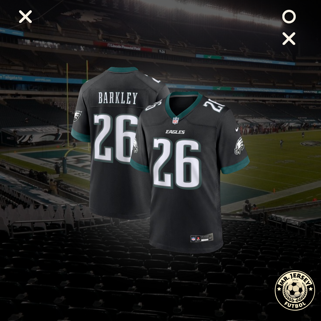 Jersey Eagles NFL Visitante Barkley MR JERSEY jersey-eagles-nfl-visitante-barkley-mr-jersey