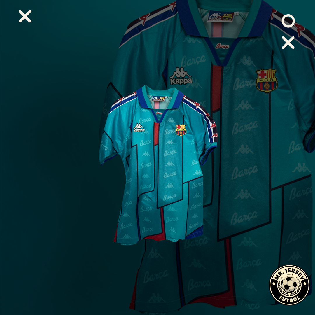 Jersey Retro Barcelona 95/97 Visitante