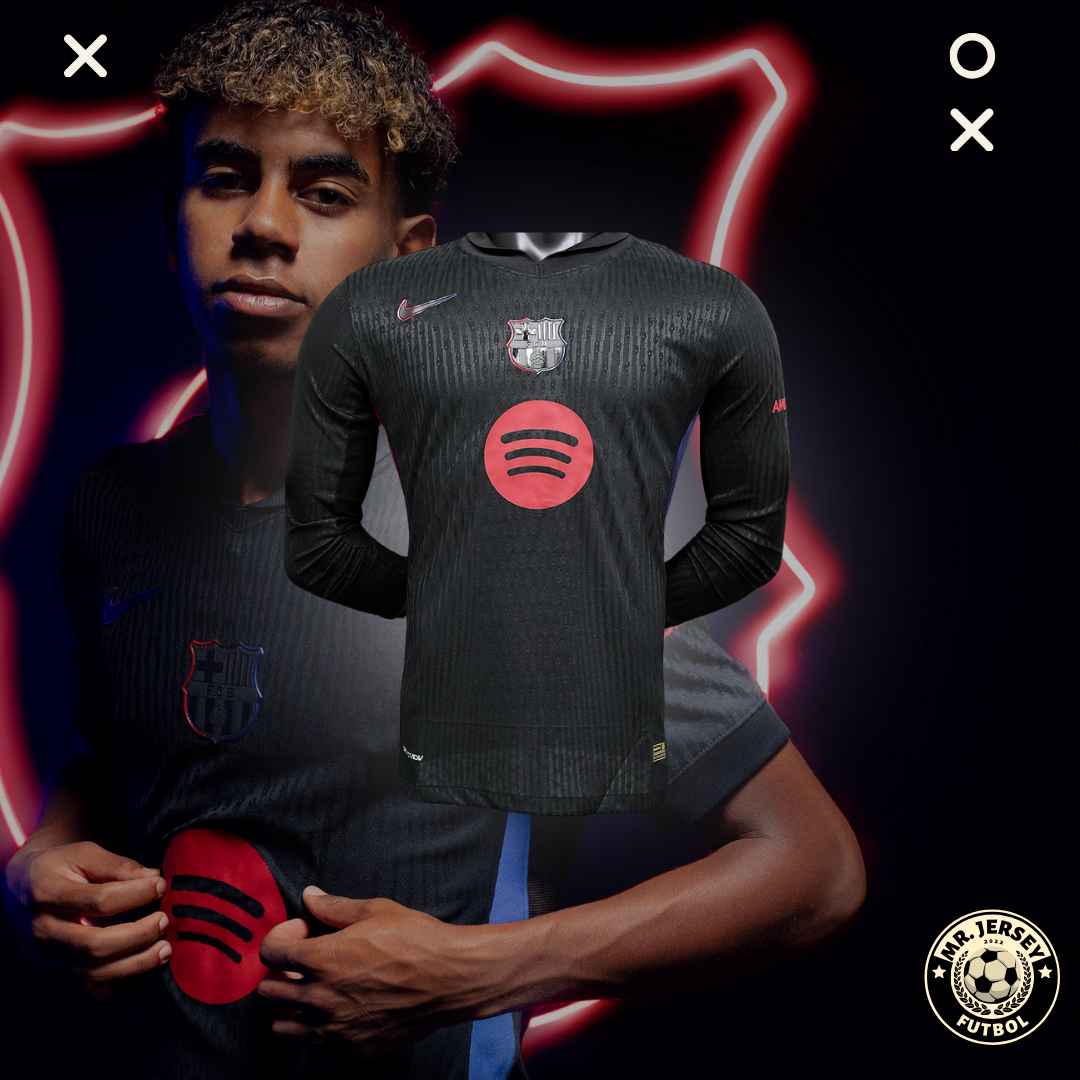 Jersey Barcelona Visitante Manga Larga 24/25 Oferta