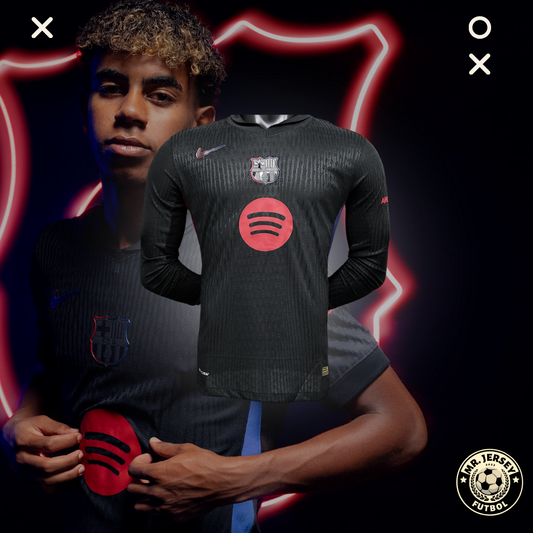 Jersey Barcelona Visitante Manga Larga 24/25 Oferta